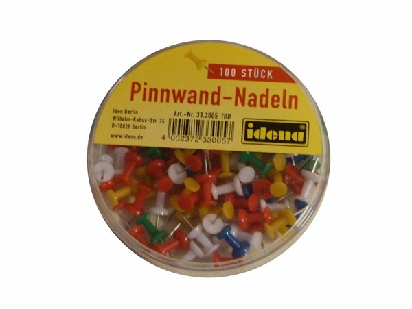 500 Pinnwand-Nadeln Bunt // Pinwandnadeln Pinnadeln FüR Pinnwand Pinnwandnadeln-image