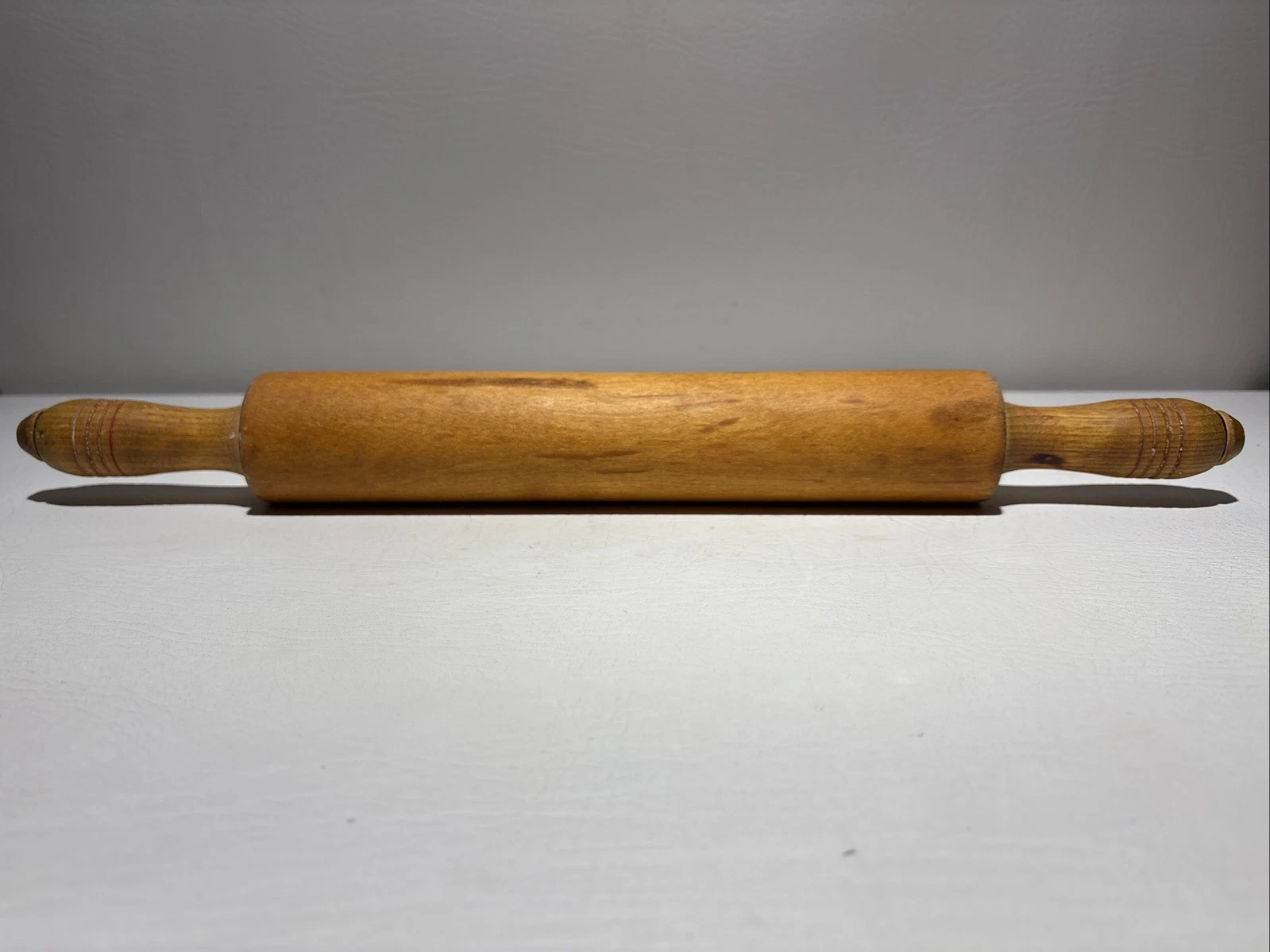 Vintage Wooden Rolling Pin, Farmhouse Kitchen Decor (16.5”) Long
