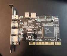 SYBA M5271COMBO USB 2.0 Firewire Combo Controller Card #E0675