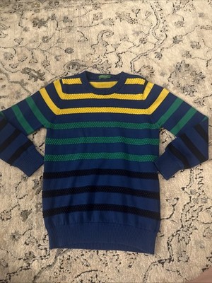 United Colors of Benetton STRIPED SWEATER EXCELLENT CONDITION SIZE M (Y2X)