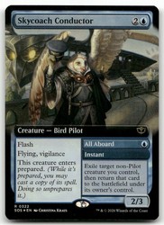 Skycoach Conductor (Extended Art) Foil #322 Secrets of Strixhaven
