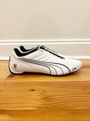 Puma Scuderia Ferrari Future Kart Cat Sneakers Mens 14 White Black Driving
