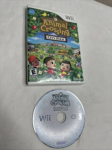 Animal Crossing City Folk Nintendo Wii Video Game