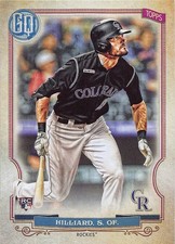 Sam Hilliard 2020 Topps Gypsy Queen 265 Colorado Rockies Rookie BASEBALL Card. rookie card picture