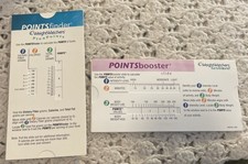 RARE SET Weight Watchers WW FLEX Points Finder Booster Slide Slider Calculator