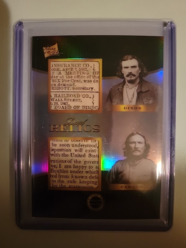2025 Pieces Of The Past Villians Dixon/Carson Dual Relic