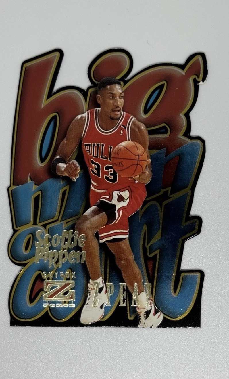 Scottie Pippen 1996 Skybox Z-Force #9 Big Men on Court Price Guide