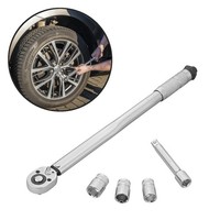 DrehmomentschlüSsel 40-210 Nm 1/2 Zoll + 17/19/21Mm NüSse Koffer Ratsche Knarre