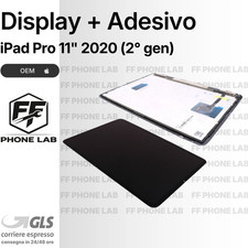DISPLAY OEM APPLE IPAD PRO 11 2020 (2 GENERAZIONE) SCHERMO LCD TOUCH + ADESIVO