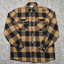 Rothco Mens Flannel Shirt Buffalo Plaid Long Sleeve Button Up Heavyweight Large