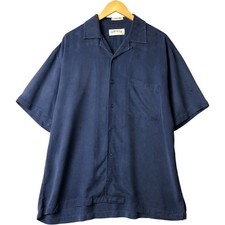 Used Orvis short-sleeved open-collar box shirt size L men's