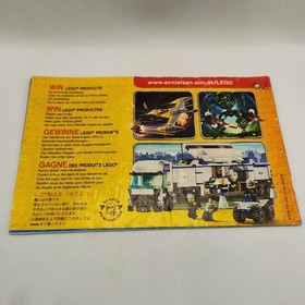 LEGO&reg; City 7741 Police Helicopter Instruction Manual ONLY Booklet 2008