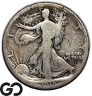 1916-S Walking Liberty Half Dollar, Scarce San Francisco Issue