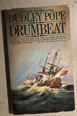 DRUMBEAT by Dudley Pope (1970) Pocket Books pirate paperback 1st