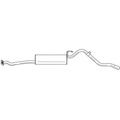 Silencieux arrière Sigam 44625 premium en acier aluminisé pour Toyota et VW