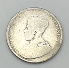 Canada 25 Cents 80% Silver Coin .800 George V No Date Very worn CULL World x0.15