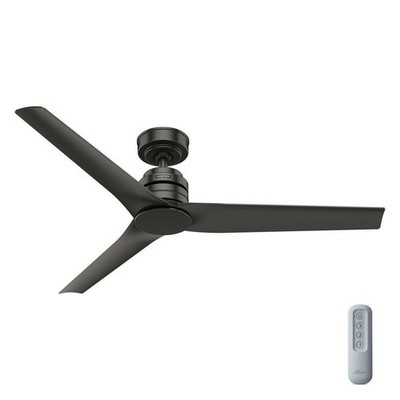 Hunter Fan 52 inch Noble Bronze Outdoor Ceiling Fan with Remote and No Light