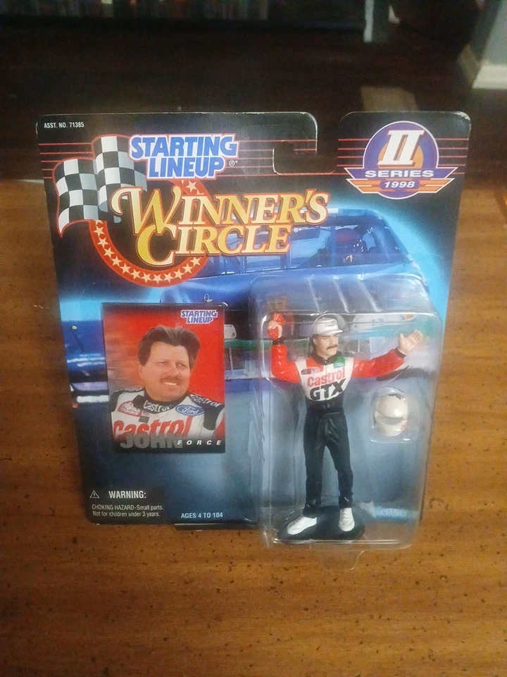 John Force Winners Circle Starting Lineup Figure Toy NASCAR Series II CASTROL - Image 3 of 4