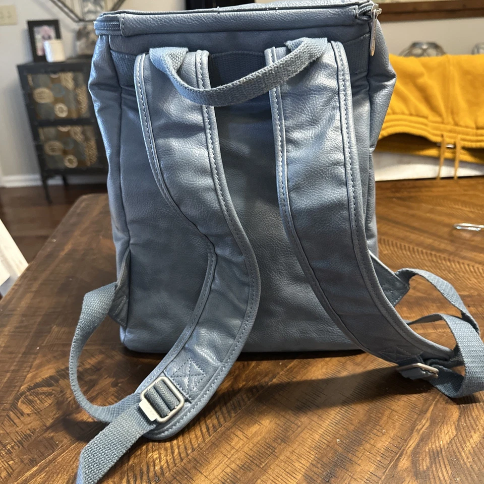 Mochila refrigeradora Thirty One de cuero sintético azul Foto 3 de 4