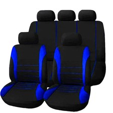 Car Seat Covers Polyester Fabric 25 Piece Set Four Season Universal Frontrear Car Seat Covers Polyester Fabric 25 Piece Set Four Season Universal Frontrear