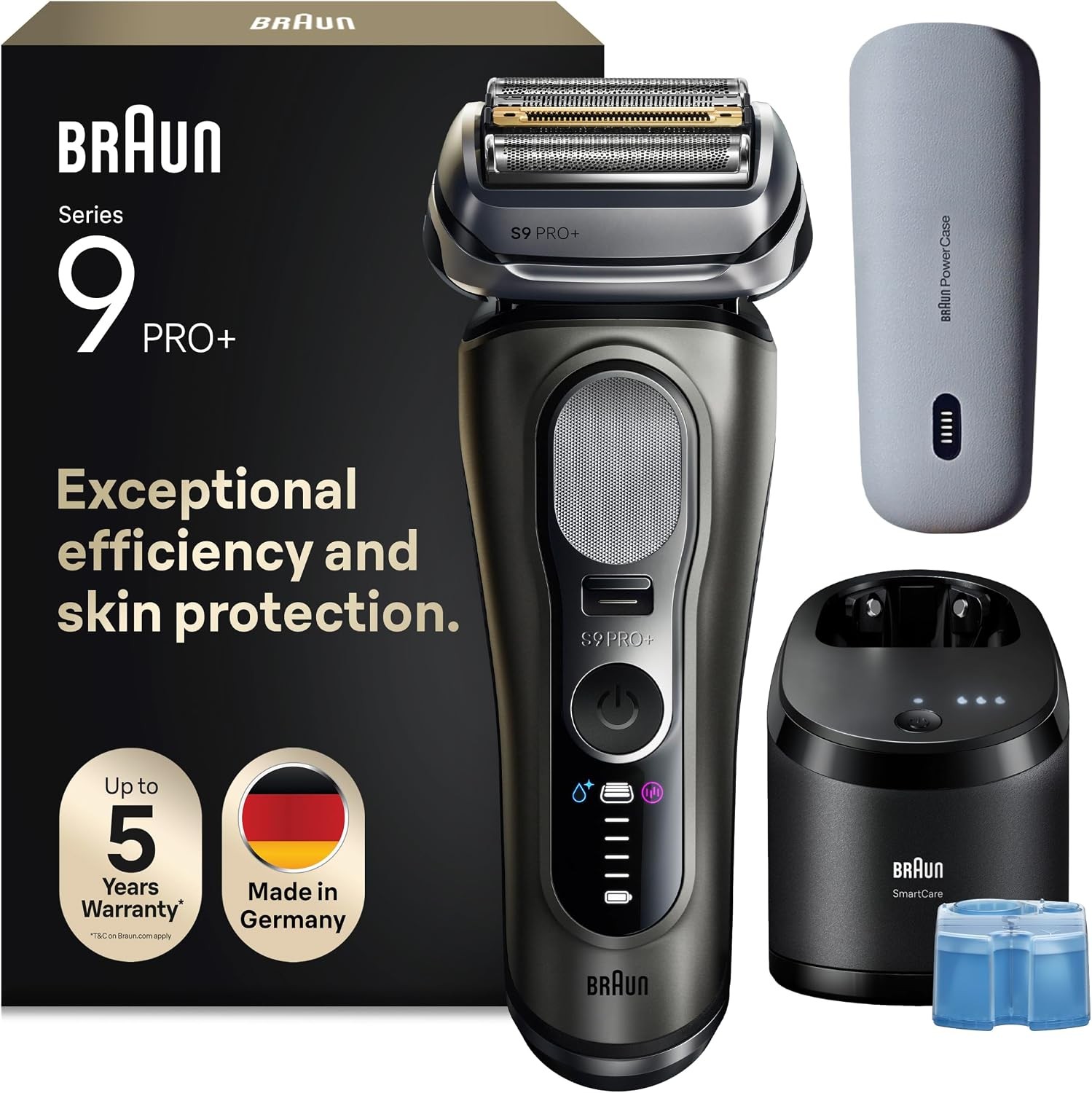 Men's Grey Braun Series 9 Pro+ 9675Cc Electric Shaver - Image 3