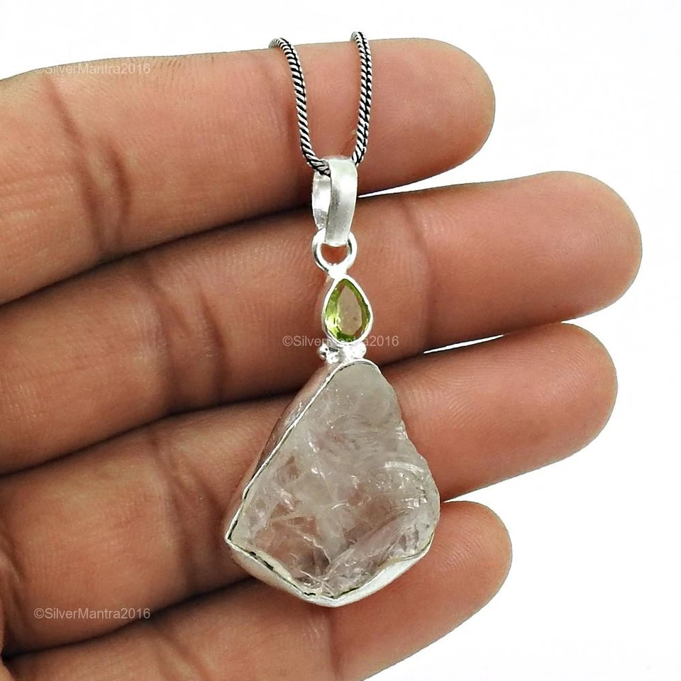 Cabochon Peridot Edelstein Echt 925 Sterlingsilber Weihnachtsgeschenk Blende - Bild 3 von 4