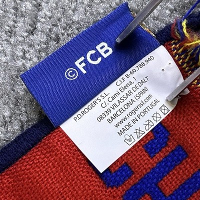 FC Barcelona Scarf Adult Red Blue Messi Scarve 60