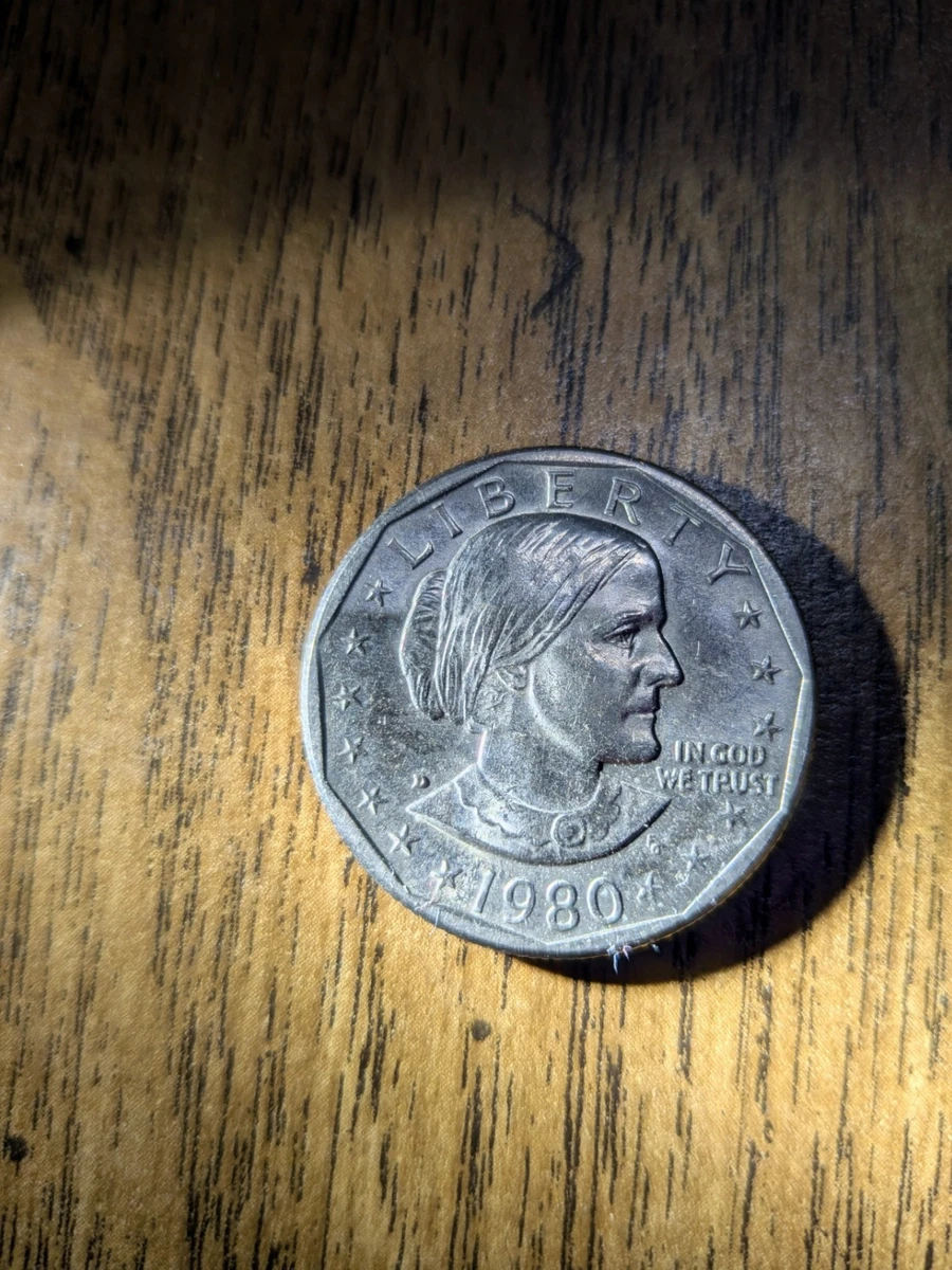 Denver U.S. Mint 1980 Susan B Anthony Dollars (1979-1981, 1999