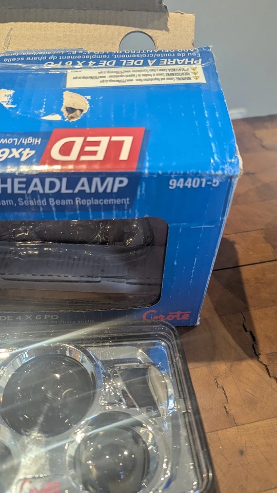 Grote 94401-5 4 Inch X 6 Inch Led Combo Hi/Lo Headlamp Headlight 9-30V  - Image 4 of 4