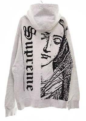 Supreme 20Ss Mary Hooded Sweatshirt Gray Xl Size Maria Print  