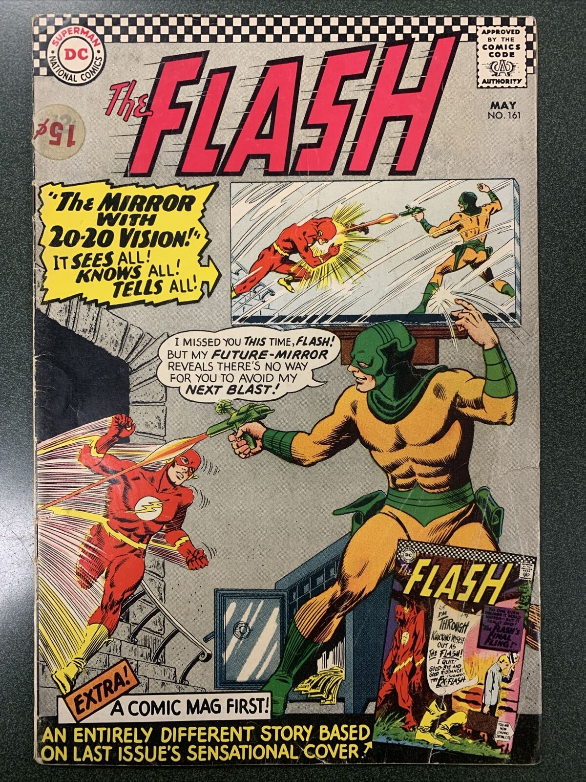Flash #161 (DC, 1966) Mirror Master Appearance Carmine Infantino GD