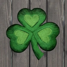 Shamrock Embroidered Patch — Iron On