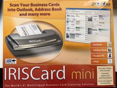 Iriscard Mini Digital Business Card Scanner47 Reader