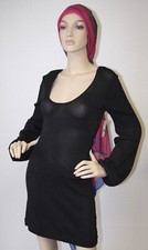 Black Knit Dress/ Slim Fit/ Backless Style/ Fashion Design/ Party Style