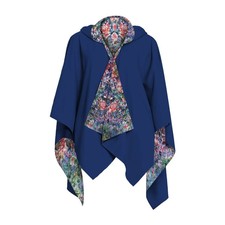 Galleria Monet's House At Giverny Under The Roses Women's Reversible Rain Cape R