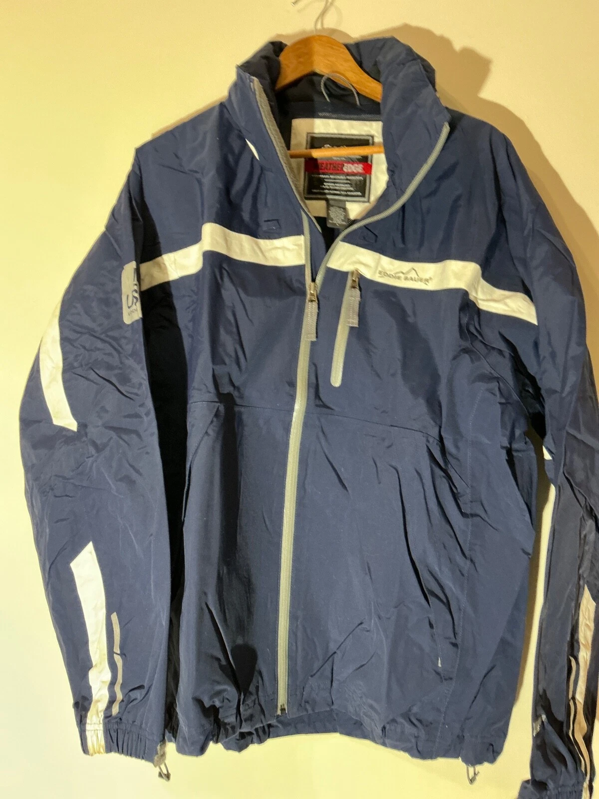 Eddie Bauer Hoodie Weateredge Plus 12 US 22 Waterproof Jacket Mens Large