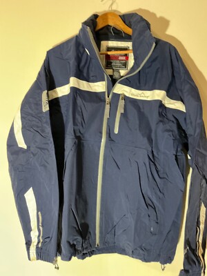 Eddie Bauer Hoodie  Weateredge Plus 12 US 22 Waterproof Jacket Mens Large