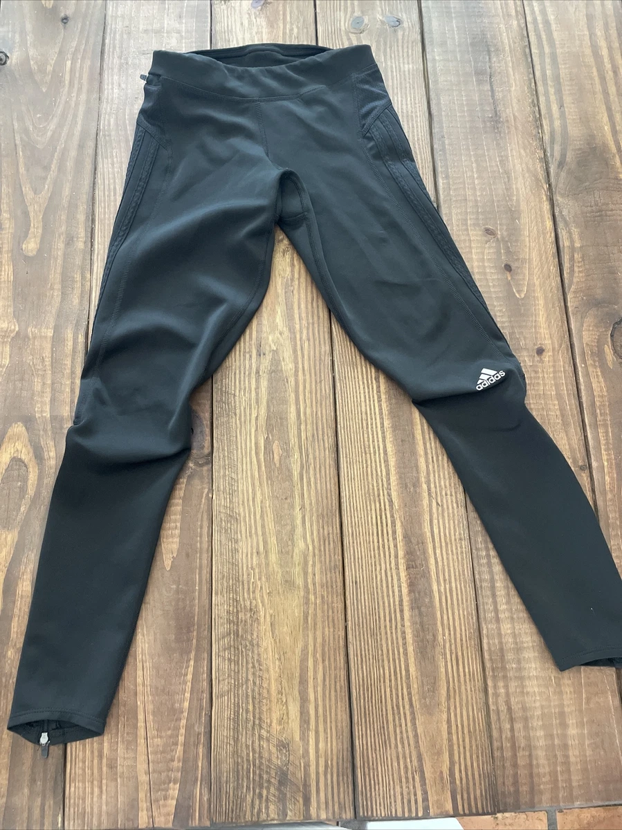 Adidas Womens Climalite Running Athletic Leggings Black XS | eBay