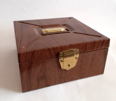Vintage - Metal Porta File Storage Box w/ Key - Mid Century