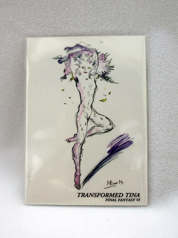 Final Fantasy Art Museum Card P-02 Transformed Terra Trance Tina