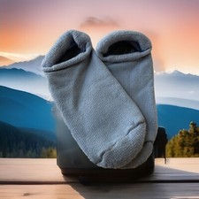 Vintage Women's Socks Sport Blue Low Cut Fits Size 9-11 Acrylic Blend Ankle