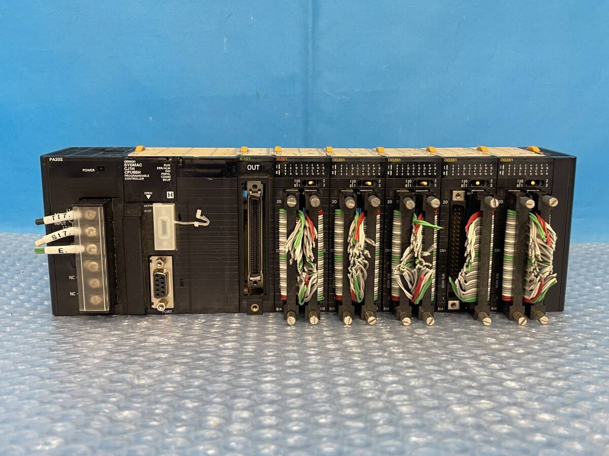 OMRON CJ1W-PA202 SYSMAC CJ1H CPU65H IC101 ID261 OD261 OMRON CJ1W-PA202 SYSMAC CJ1H CPU65H IC101 ID261 OD261