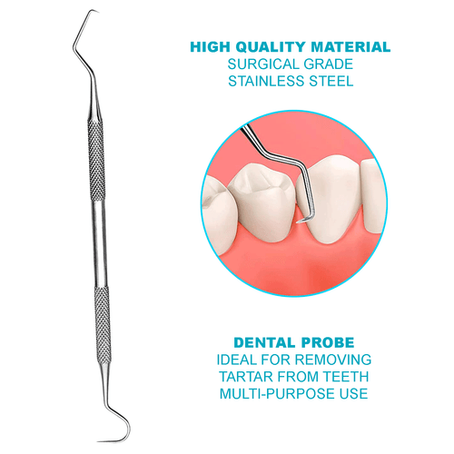 Dental Teeth Cleaning Kit Dentist Floss Plaque Remover Oral Care Tooth Tools 3X - Picture 7 of 9