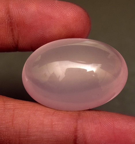 Natural Extra Fine Rose Quartz Huge Oval Cabochon Brazil AAA+ Grade 55.40 Ct - Picture 3 of 5