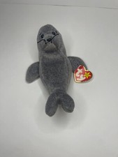 TY Beanie Baby - SLIPPERY the Seal- Stuffed Animal Toy With Tags