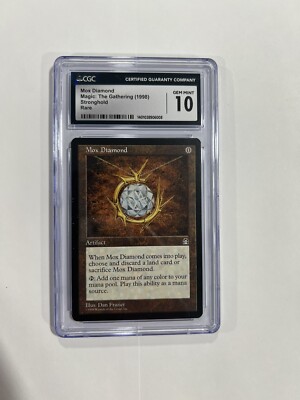 Mox Diamomd Stronghold Rare CGC Gem Mint 10 1998 MTG Magic
