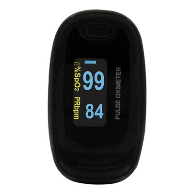 CMS50NA finger Pulse Oximeter spO2 Pulse Rate Blood Oxymeter Black color