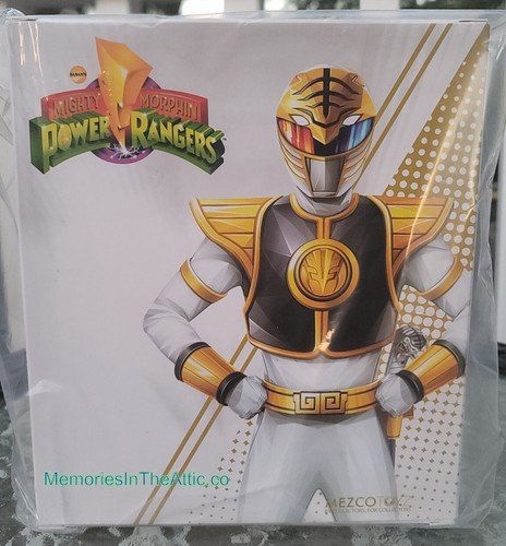 Mezco Toyz Power Rangers Exclusivo Blanco Ranger Mezco 1/12 MDX MMPR NUEVO Sellado - Imagen 2 de 20