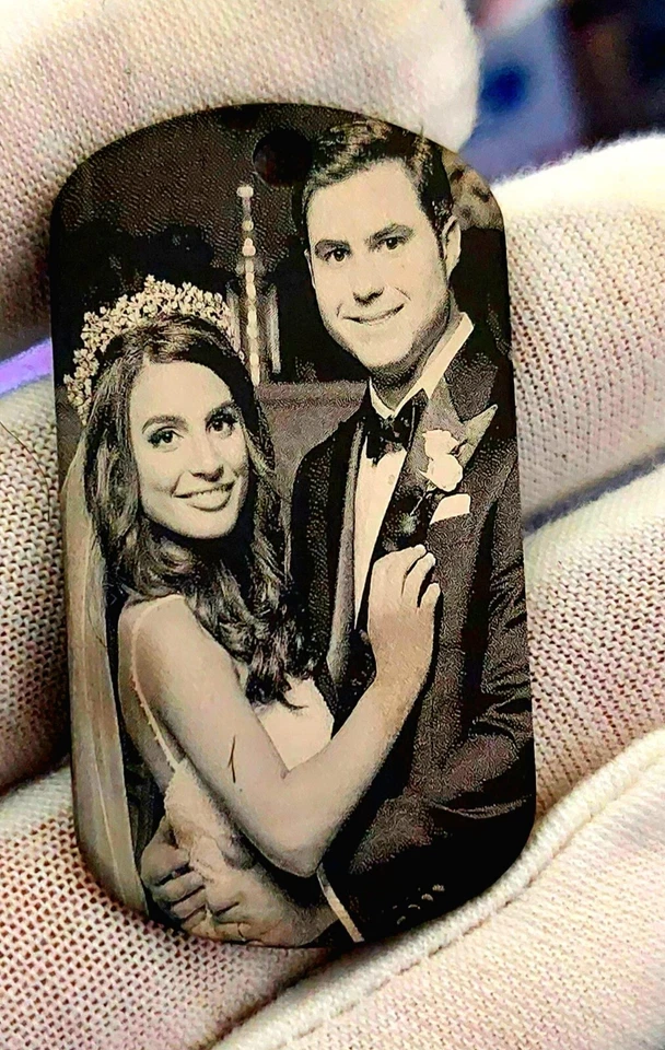 Grabar fotos de tu familia como llavero o collar 1 pieza Foto 2 de 3