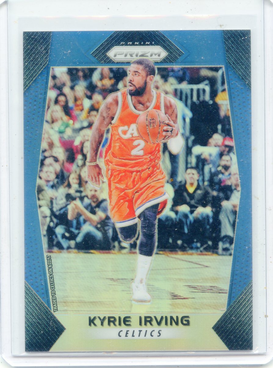 2017-18 PRIZM #192 KYRIE IRVING "BLUE PRIZM" #62/199 BOSTON CELTICS 041522